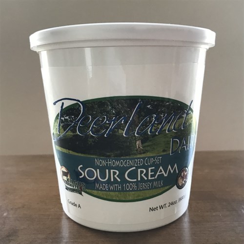 Non-homogenized Sour Cream 24 oz.