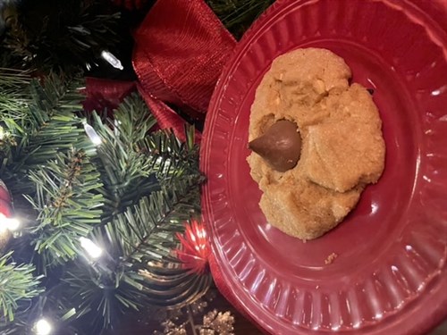 Kiss cookies Christmas